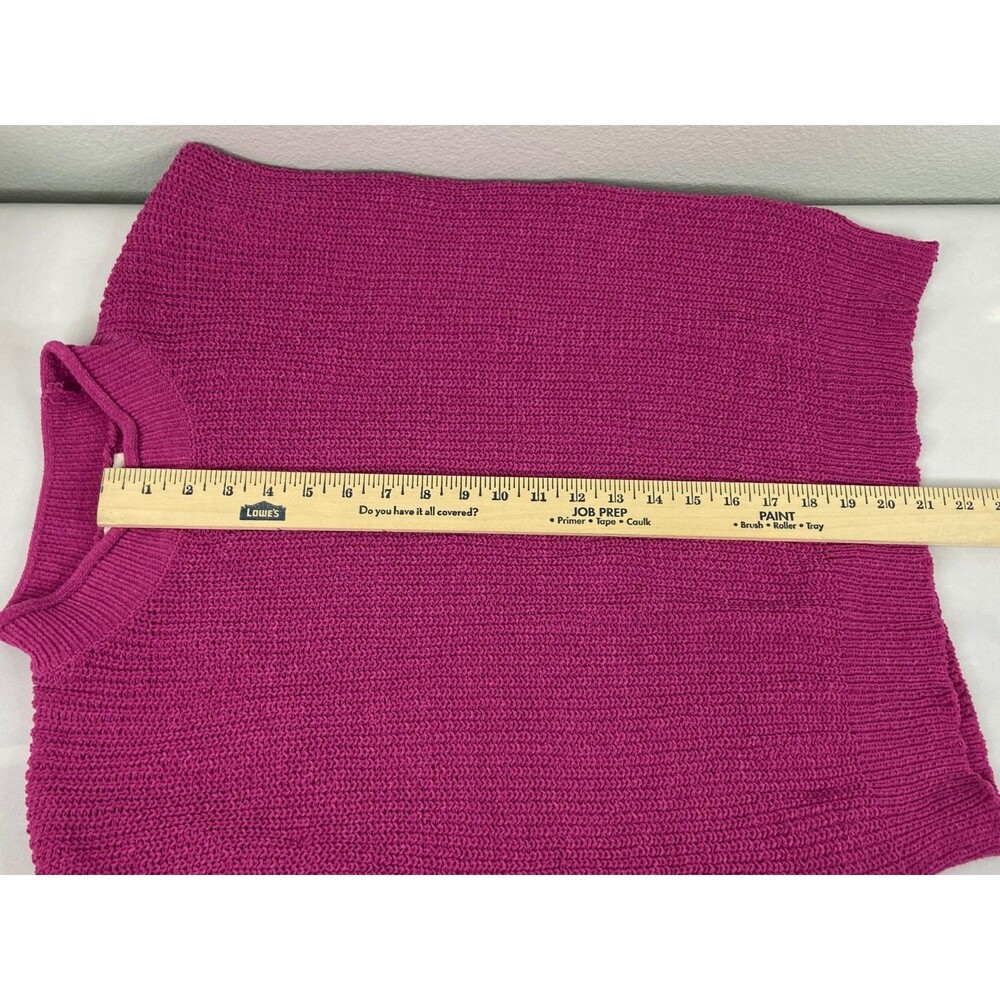 New In Collection Women Small Pink Franchesca Knit Vest Sweater Sleeveless NWT - Picture 8 of 9